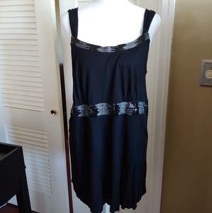 Black Calvin Klein Tank with Sequin detail Size 0X